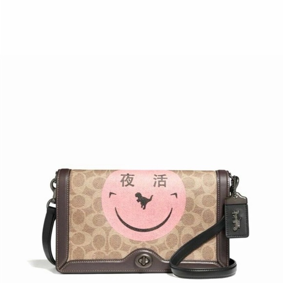 Coach X Rexy Yeti Out Riley Bag With Charm1 - Picture 4 of 10